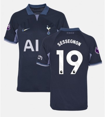 Tottenham Hotspur Ryan Sessegnon #19 Koszulka Wyjazdowych 2023-24 Krótki Rękaw
